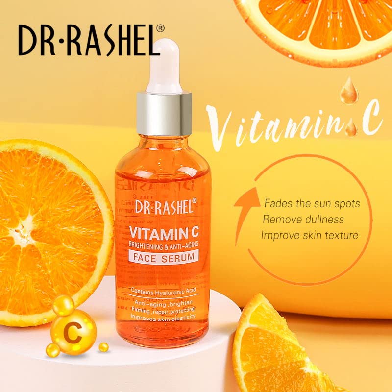 Dr. Rashel Vitamin C Face Serum For Brightening And Anti-Aging Orange 50ml B43 \ 6971764150130 - صورة 4