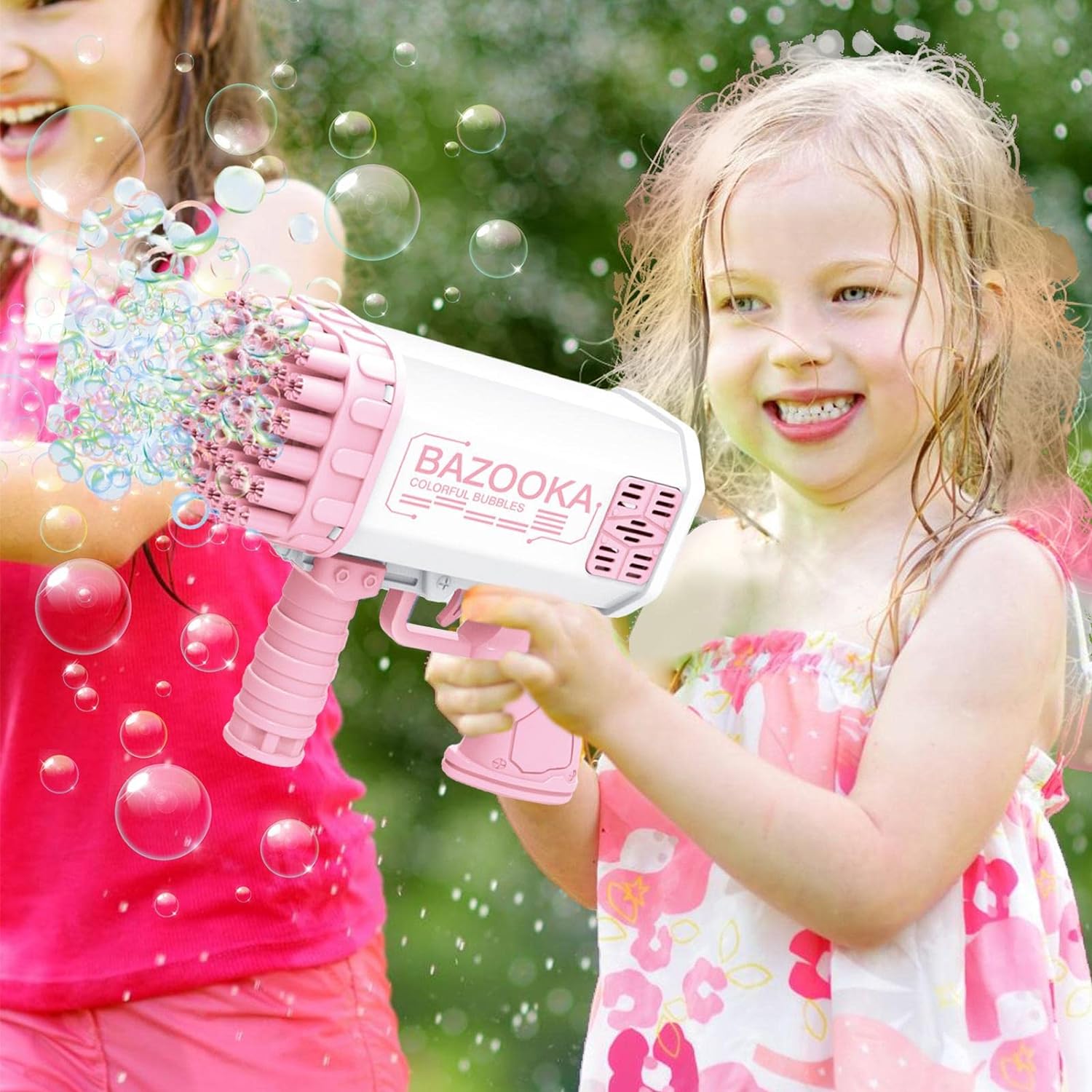 Bazooka Bubble Machine for Kids 36 Holes Bubble Blower Machine Gun Automatic Gatling Bubble Guns for Toddlers Bubble Maker Blaster for Adult Kids, F11 \ E515651 - Image 7