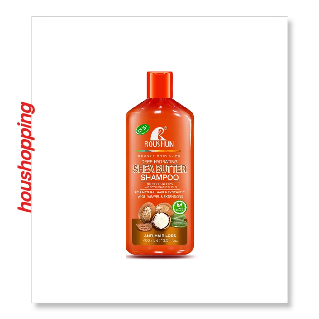 RouShun Beuaty Hair Care Deep Hydrating Shea Butter Shampoo 400ML C44 \ 6921199125067 - صورة 3
