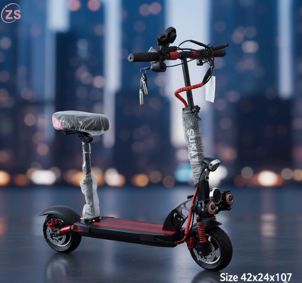  ZS Sukat electric scooter, likely the Winner Sky Pro or Pro Max model, with several key features Z32 \ F989417 - Image 1