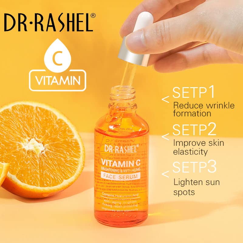 Dr. Rashel Vitamin C Face Serum For Brightening And Anti-Aging Orange 50ml B43 \ 6971764150130 - صورة 2