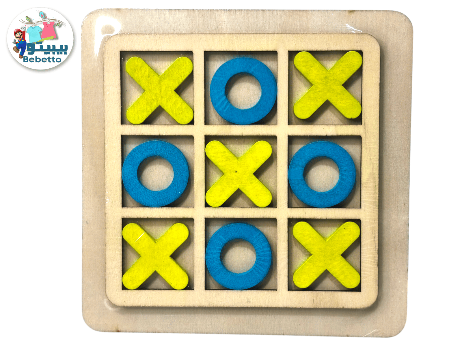 Wooden Tic Tac Toe Board Game Parent-child Puzzle Game Interactive Educational Toys Funny XOX Chess Board Game For Kids C26 \ E303751 - Image 4