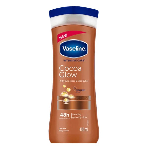 Vaseline Intensive Care Cocoa Glow Body Lotion 400ml E43 \ 6001087357067 - صورة 2
