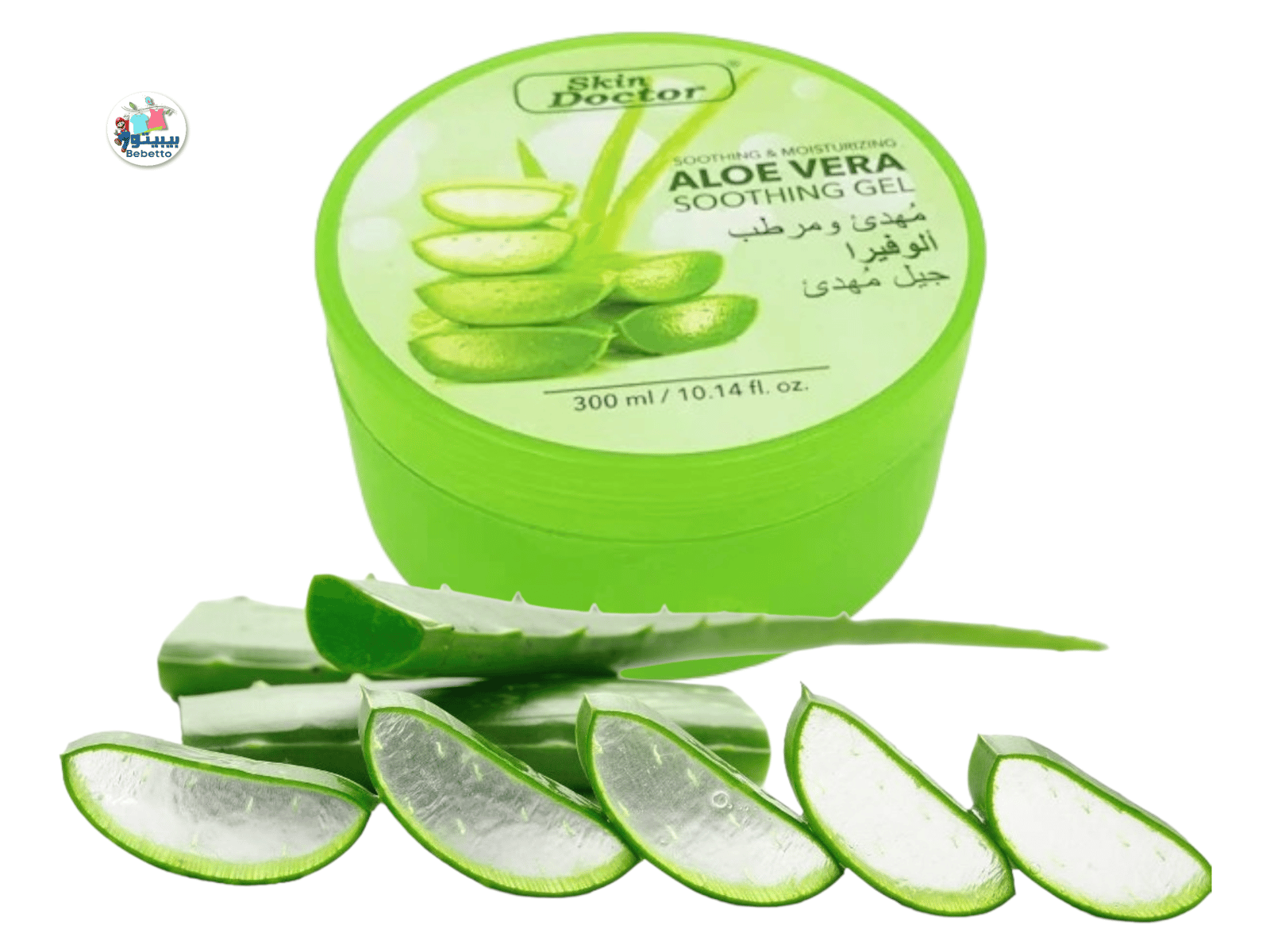 Skin Doctor Natural Aloe Vera Soothing Gel 300 ml E41 \ 8858854603135 - صورة 3