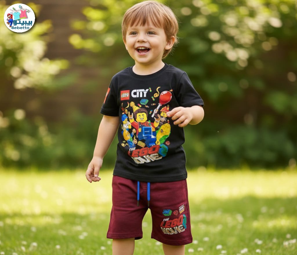 Bebetto t-shirt and shorts set 300F \ G114817 - صورة 1