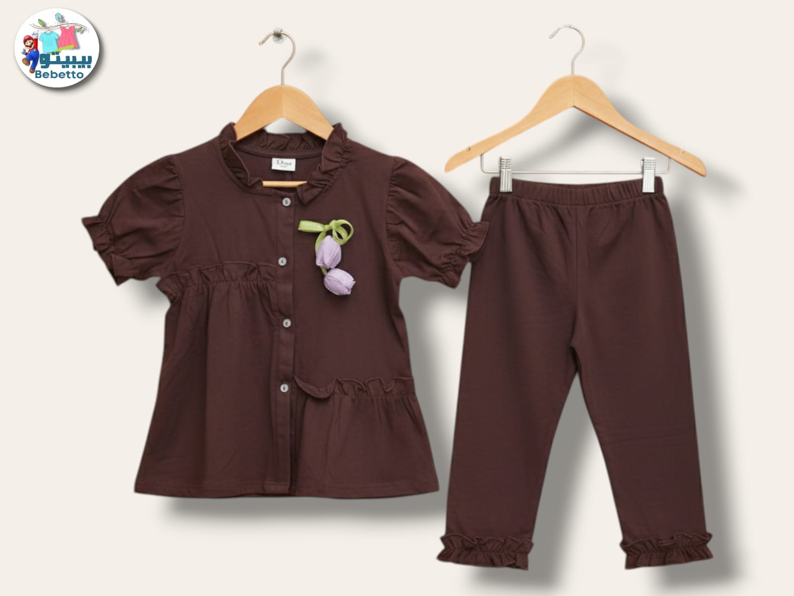Girls' two-piece clothing set 850B \ G225516 - Image 1