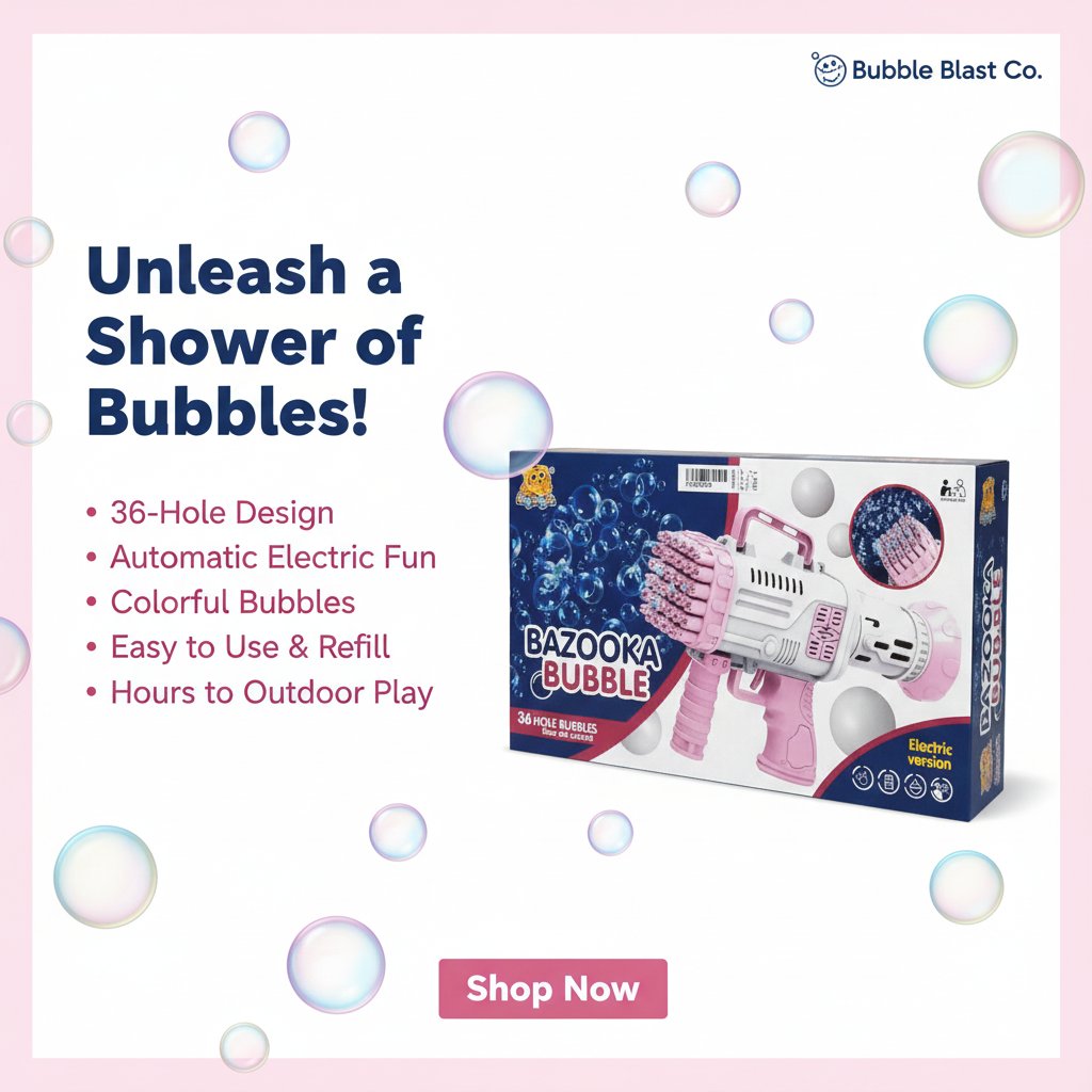 Bazooka Bubble electric bubble gun F20 \ F1213216 - Image 2
