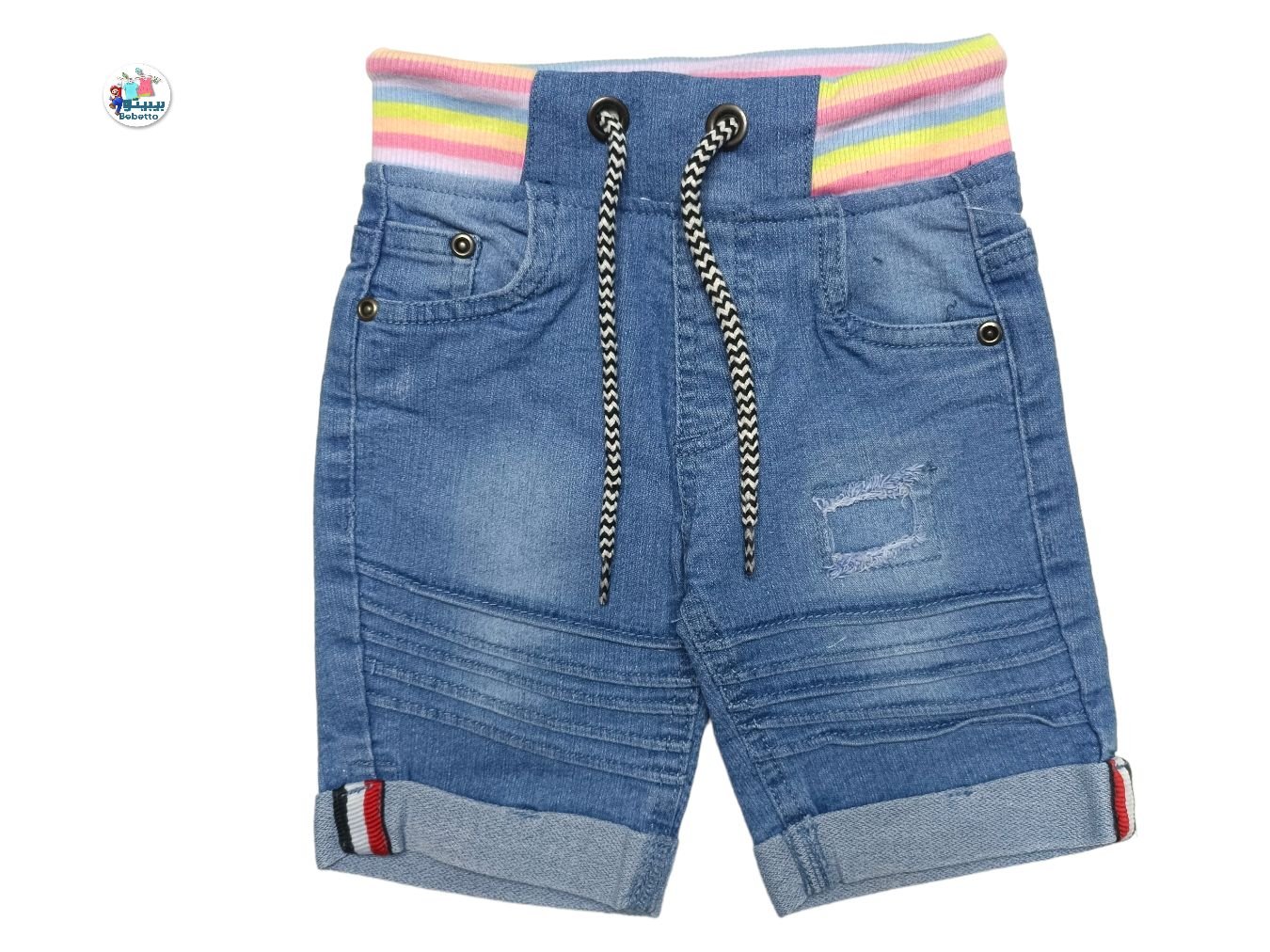 BOYS JEANS SHORT 500E \ E815559 - Image 1