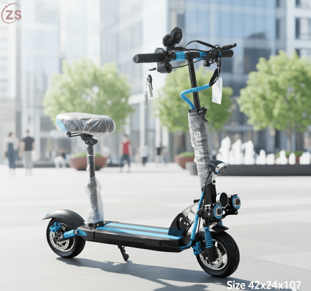 ZS Sukat electric scooter, likely the Winner Sky Pro or Pro Max model, with several key features Z32 \ F989417 - Image 1