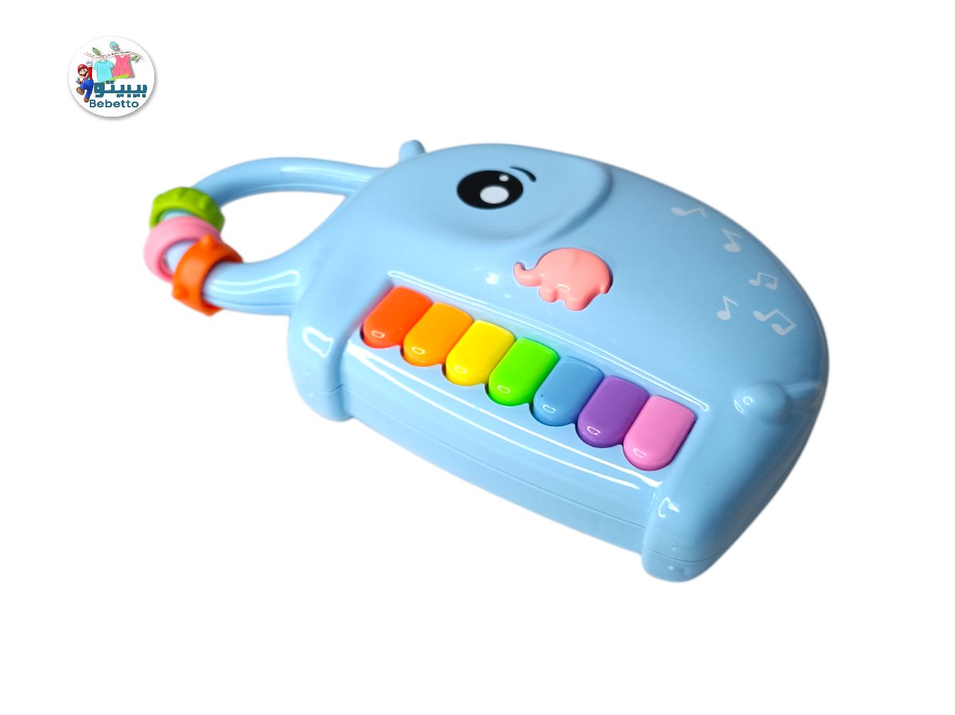 Elephant Multifunctional winding Beads Musical Piano Light-Up Musical Piano C28 \ E1110210 - Image 2