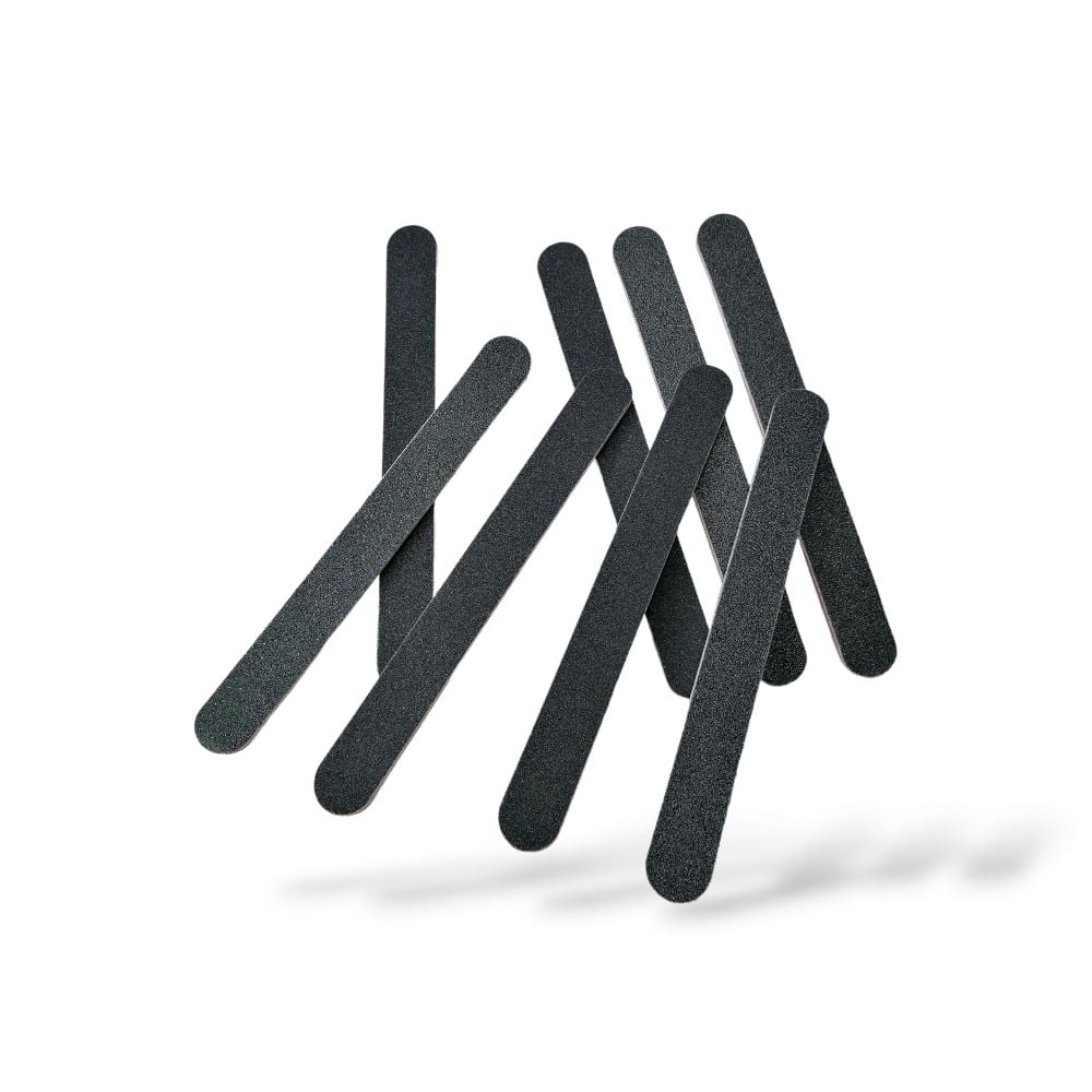 Best Selling！5pcs Pedicure 100 180 Grit Nail File Double Sided Reshape DIY Manicure Tool -D15 \ B901117 - صورة 2