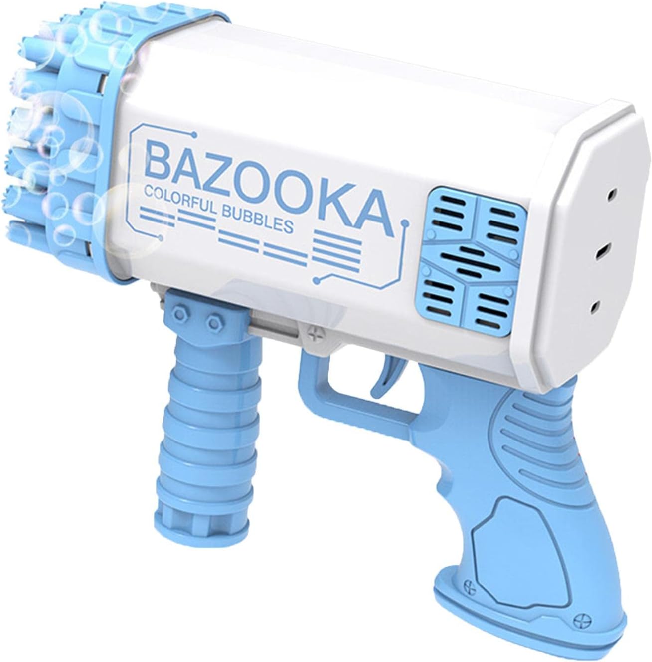 Bazooka Bubble Machine for Kids 36 Holes Bubble Blower Machine Gun Automatic Gatling Bubble Guns for Toddlers Bubble Maker Blaster for Adult Kids F11 \ E515651 - Image 7
