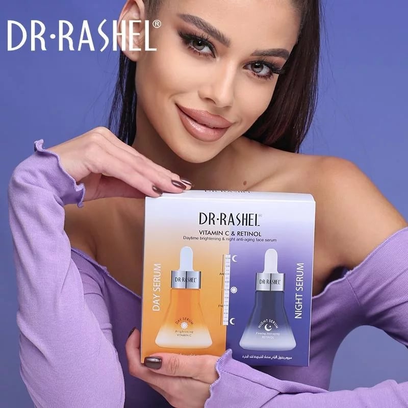 Dr. Rashel Vitamin C & Rentinol Day & Night Face Serum G41 \ 6971764154886 - صورة 4