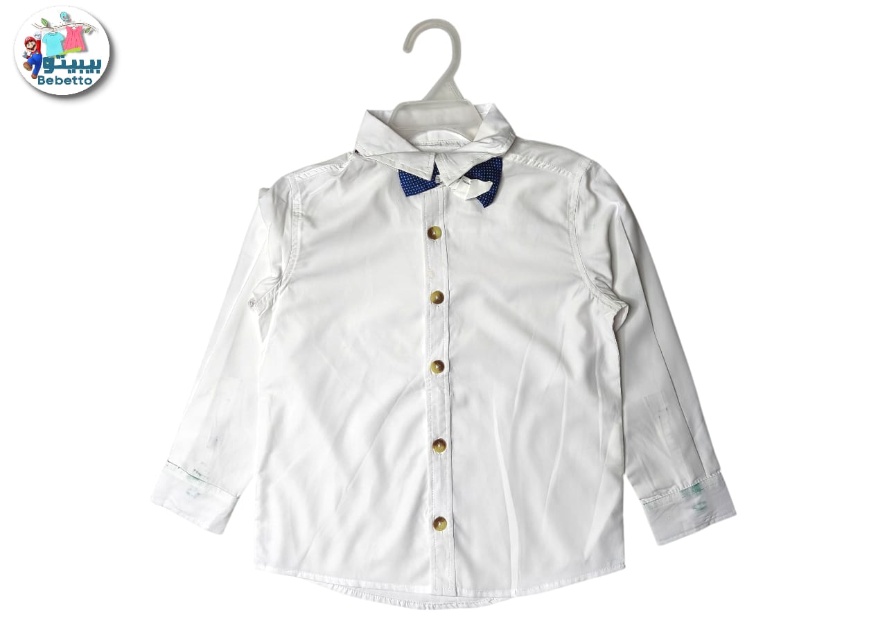  WHITE SHIRT FOR BOY 150A \ F1116965 - Image 1