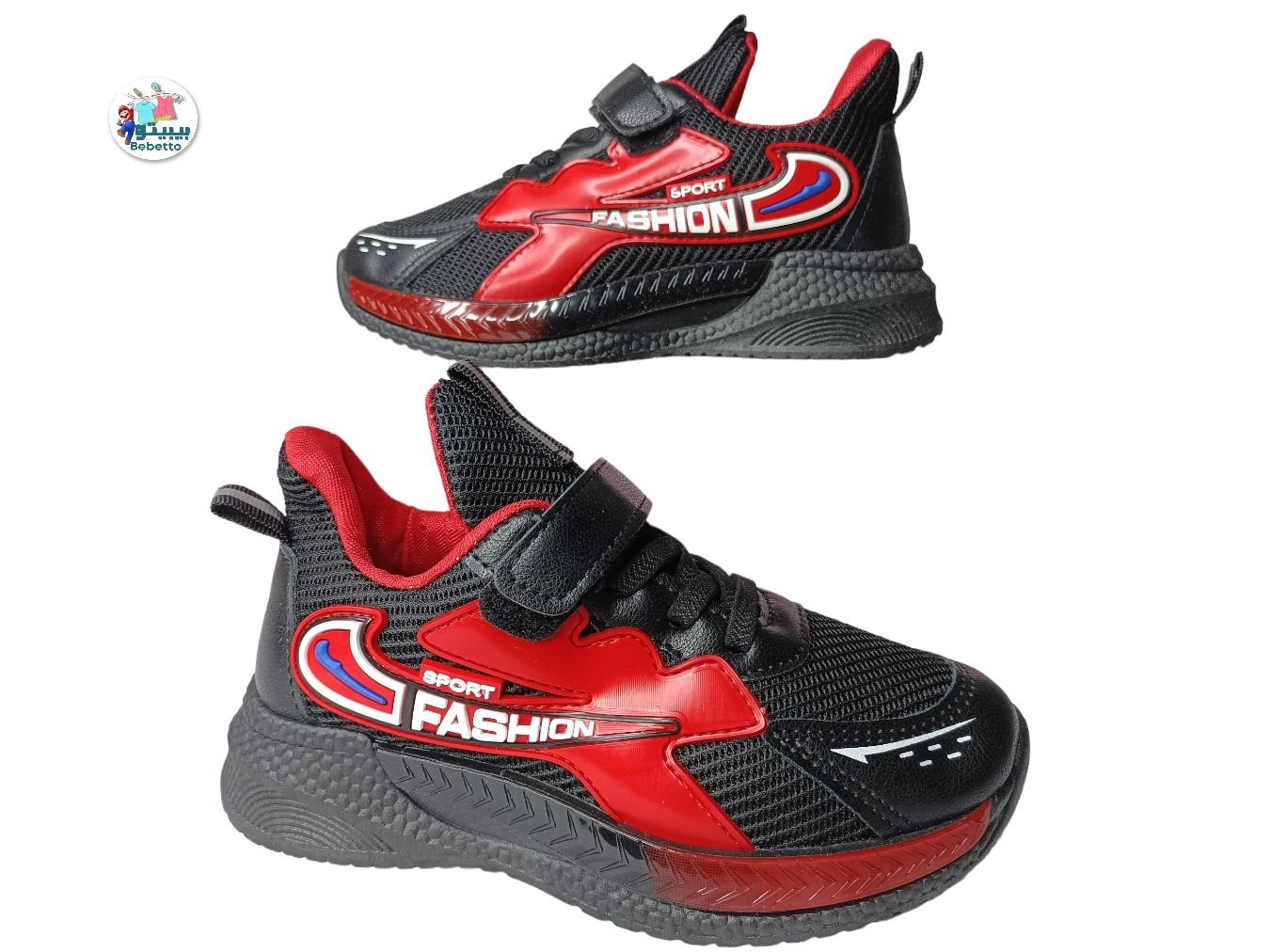 Shoes 1pair Black Color Sneakers for Boys -Z59 \ E628755 - Image 1