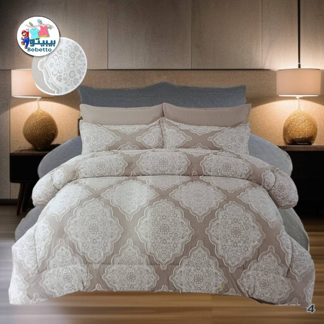 Sleep Night King Size Velvet Comforter Set 6 Pieces Z50 \ F5119553 - Image 1