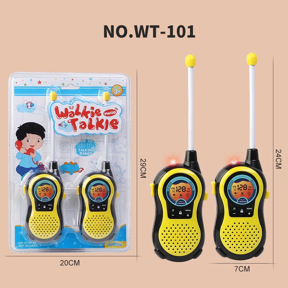 Children's talkie-walkie 2 pack wireless intercom toys Handheld kids walkie talkie toy handy walkie-talkie gift C26 \ E1115202 - Image 2
