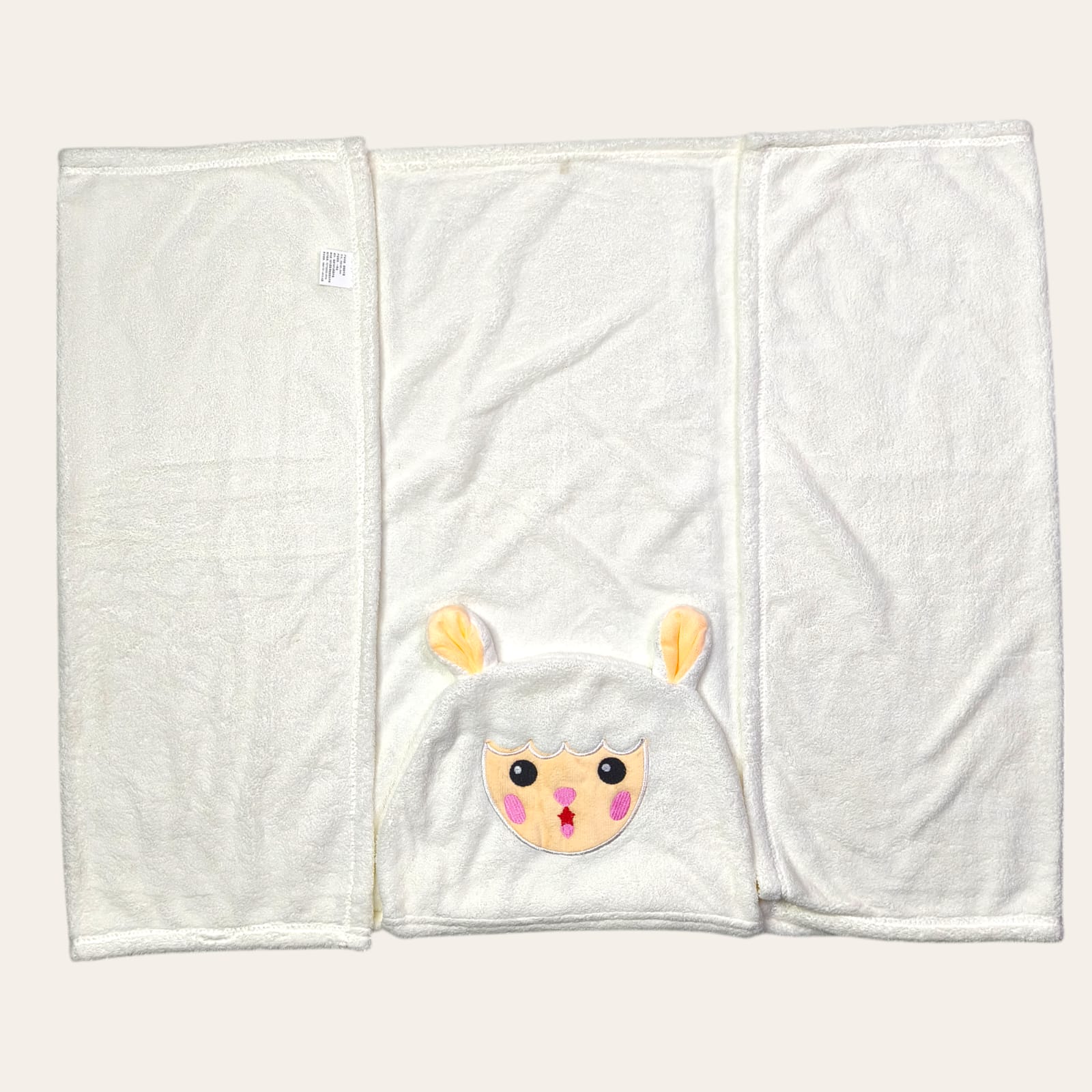 1pc Children's Bath Towel Cartoon Pattern Hooded Bathrobe Absorbent Kids' Bath Towel 1000A \ E072509 - صورة 7