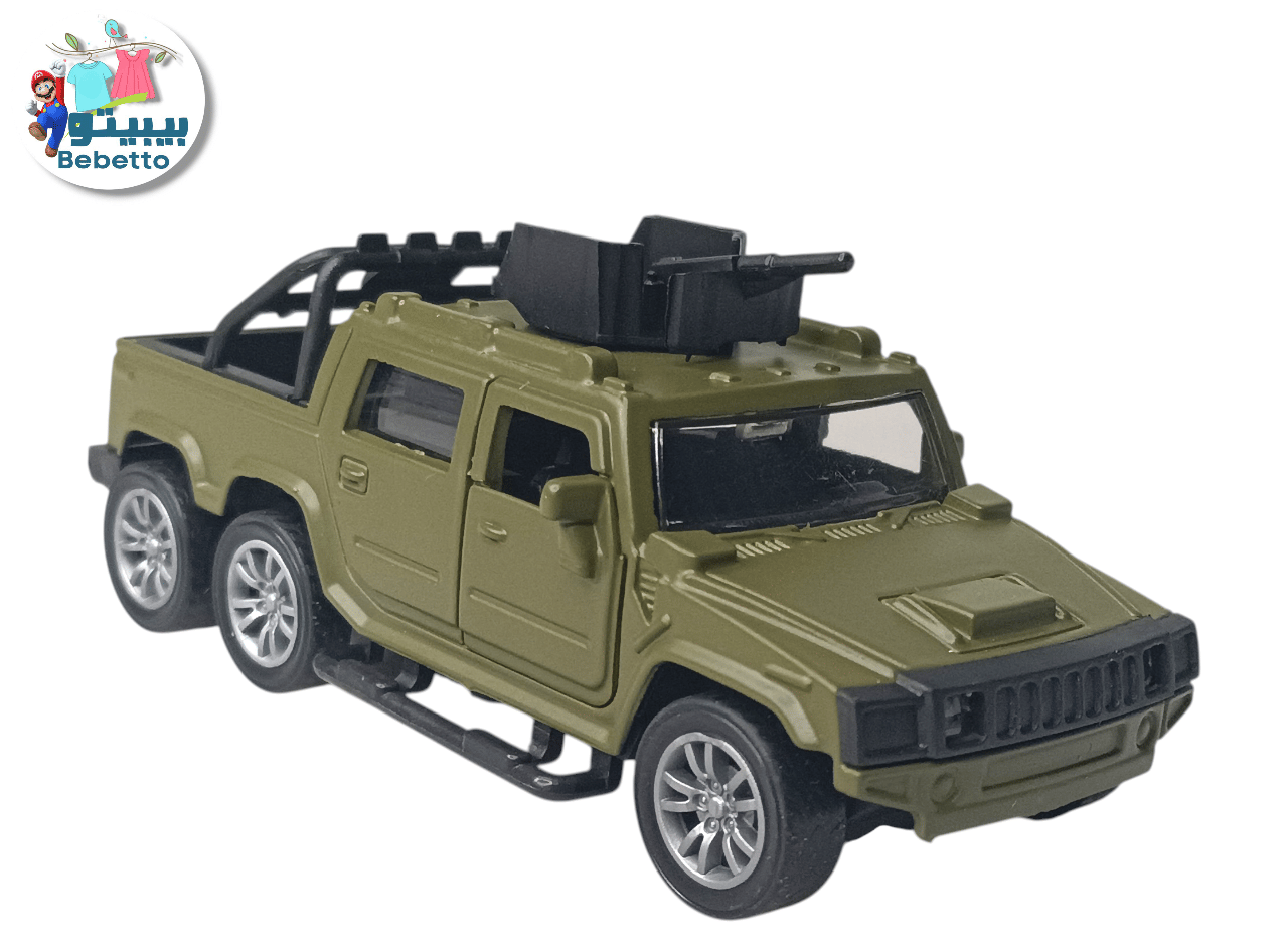 Military Gun Metal Jeep Toy B18 \ 6464650047572 - Image 3