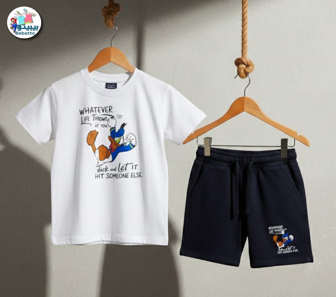 Bebetto children's t-shirt and shorts set 650E \ G222929 - Image 1