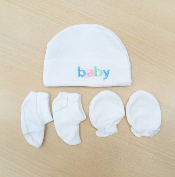 Baby's Cotton New Born Baby Gift Set 0-3 Months 5 Pcs 1750B\ E906117 - Image 1