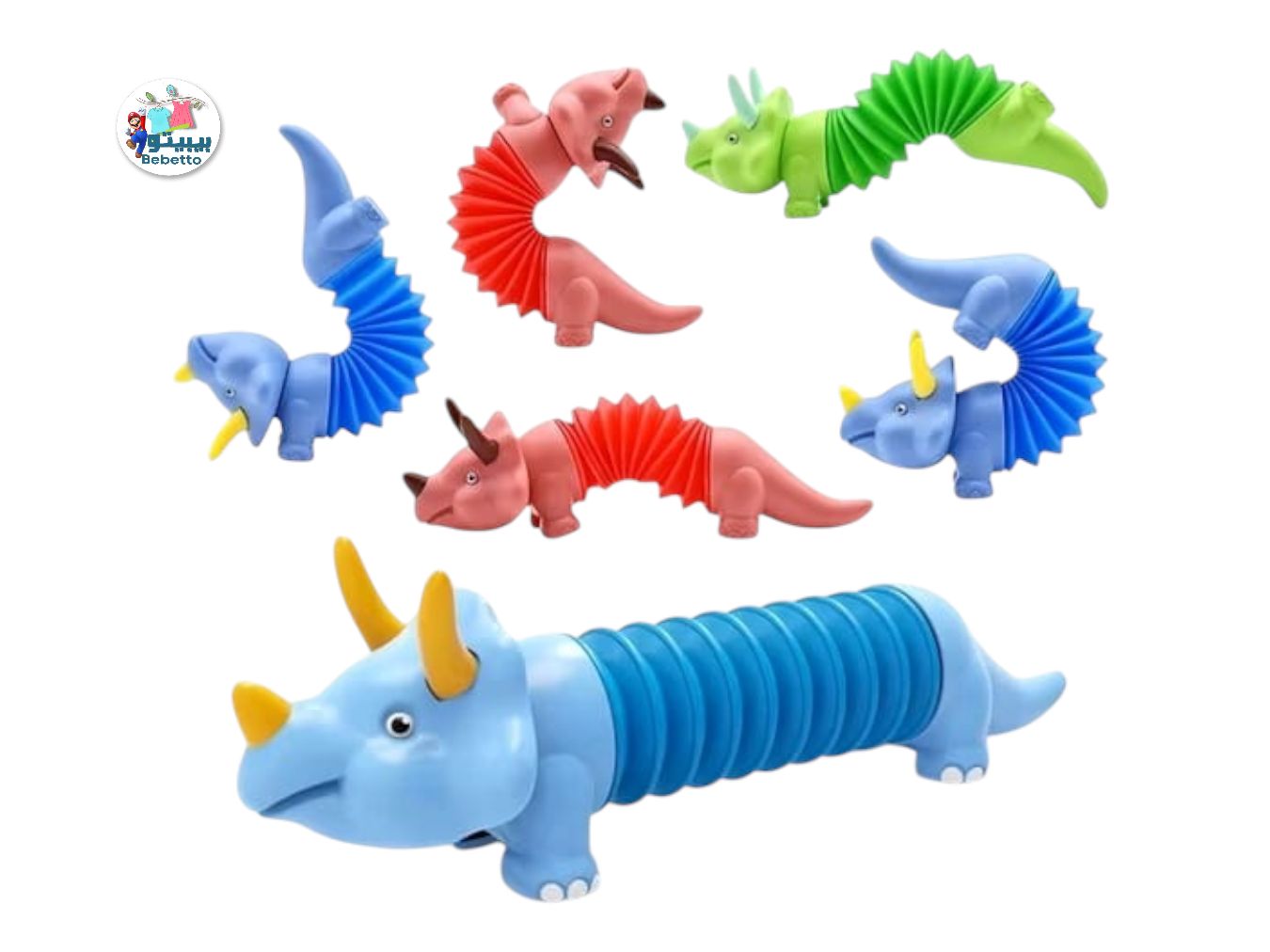 Animal Cartoon Dinosaur Stretch Toy, Assorted Flexible Stress Relief Toy Gift -A13 \ E1102198 - Image 1