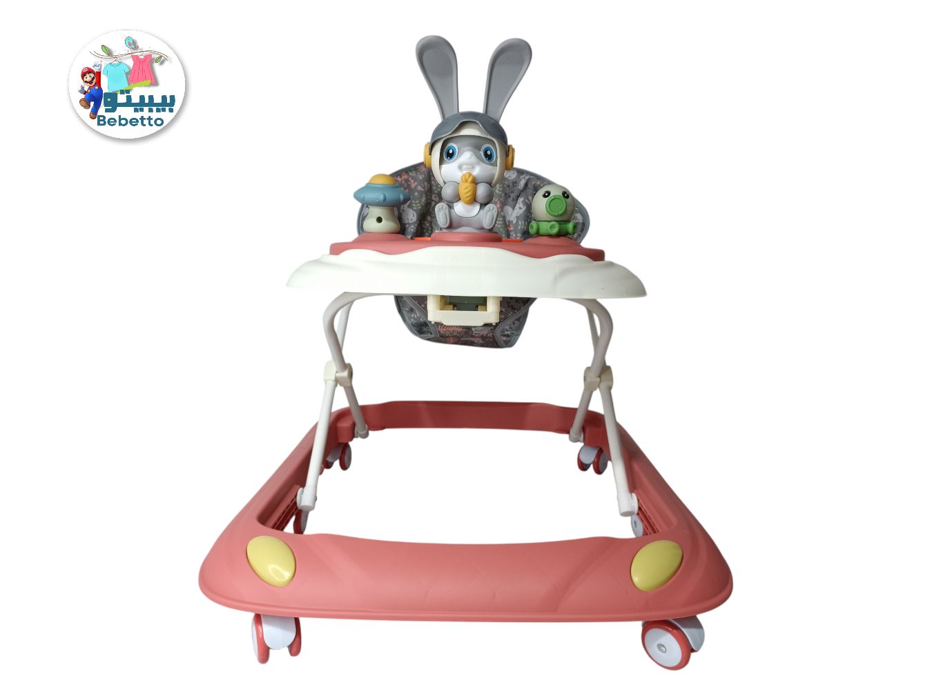 Baby Walker Sit-to-stand Learning Walk Seat Early Educational Multifunctional Music Foldable Baby Walker -Y13 \ F047546 - Image 1