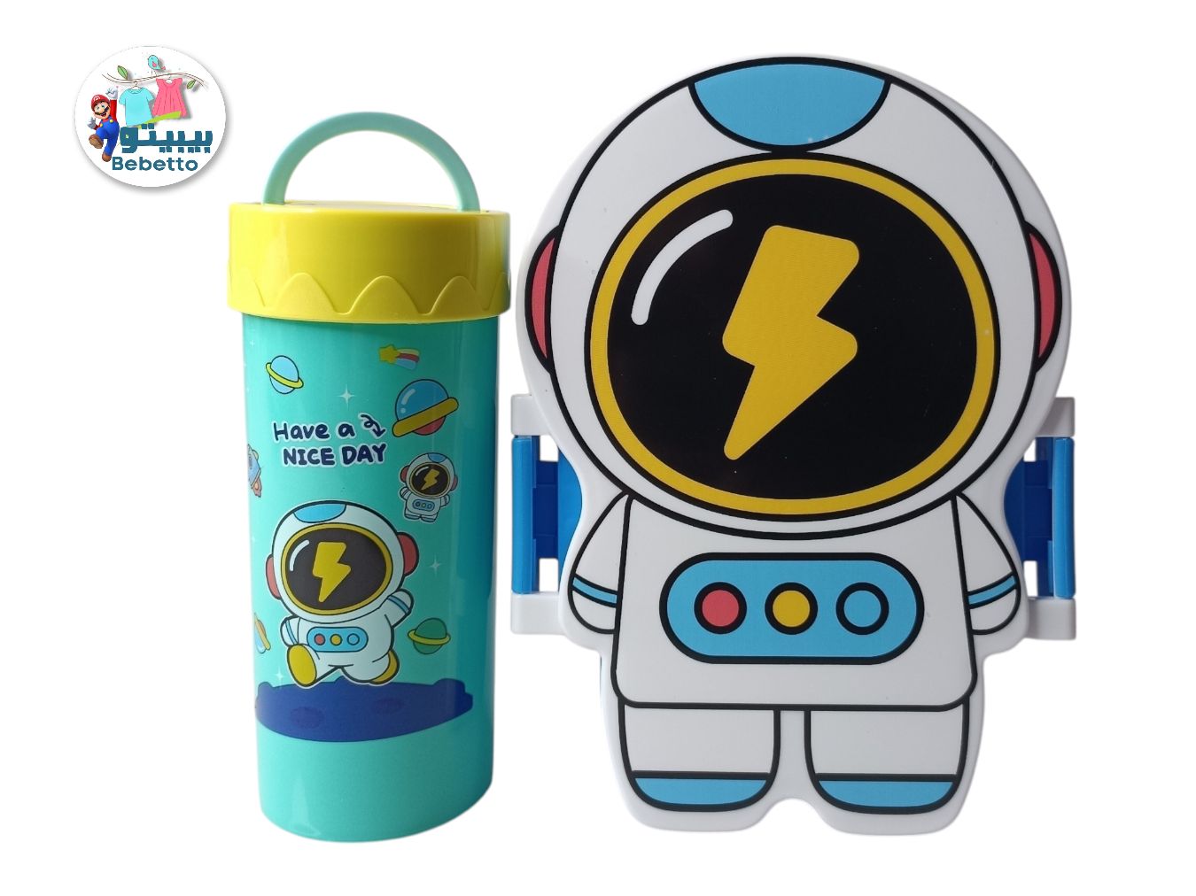 Cartoon Lunch Box + Cup -Z8 \ F510106 - صورة 1
