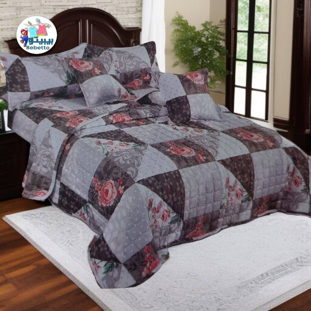 Sleep Night King Size Velvet Comforter Set 6 Pieces - Z29Y15 \ F565555 - Image 3