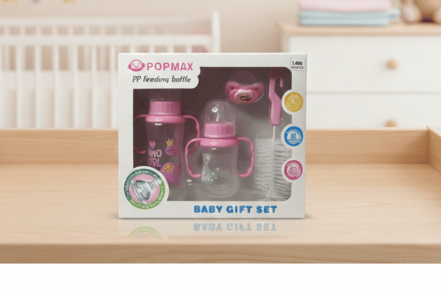 Popmax PP Feeding Bottle Baby Gift Set F22 \ 6923364018303 - Image 2