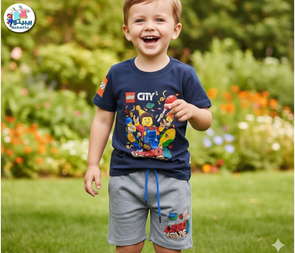 Bebetto t-shirt and shorts set 200D \ G114816 - Image 1