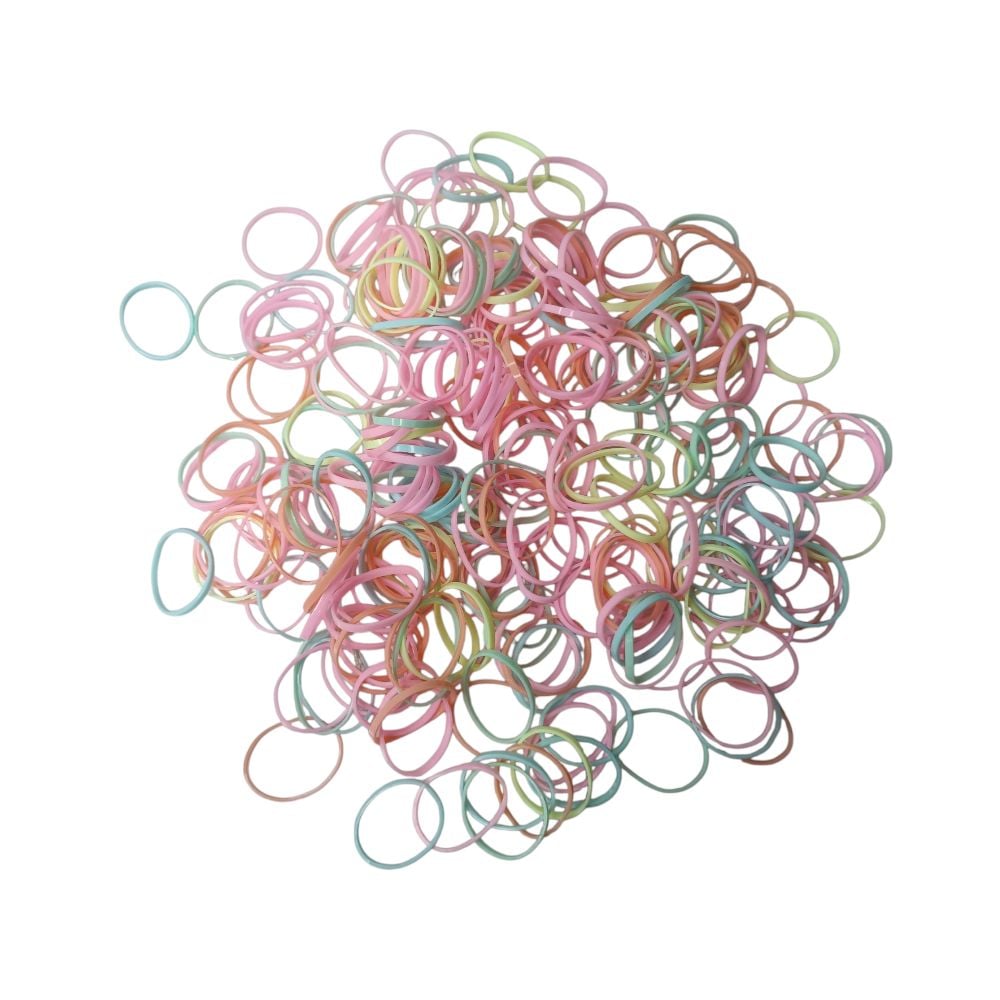 Girls Mix Color Small Rubber Band Hair -C7 \ F404327 - Image 2