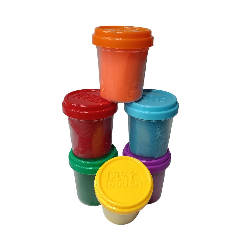 Animal Play Dough Set 6 Colors Cups F25 \ 6975552147128 - Image 3