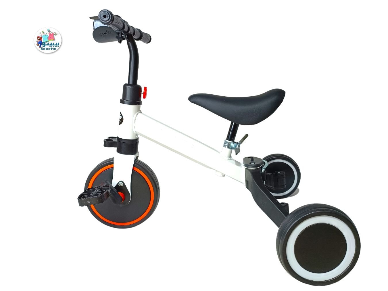 3in 1 Kids Tricycles for 1-6 Years Old Kids Trike 3 Wheel Toddler Bike Boys Girls Trikes for Toddler Tricycles Baby Bike Trike White Y23 \ E659779 - Image 1