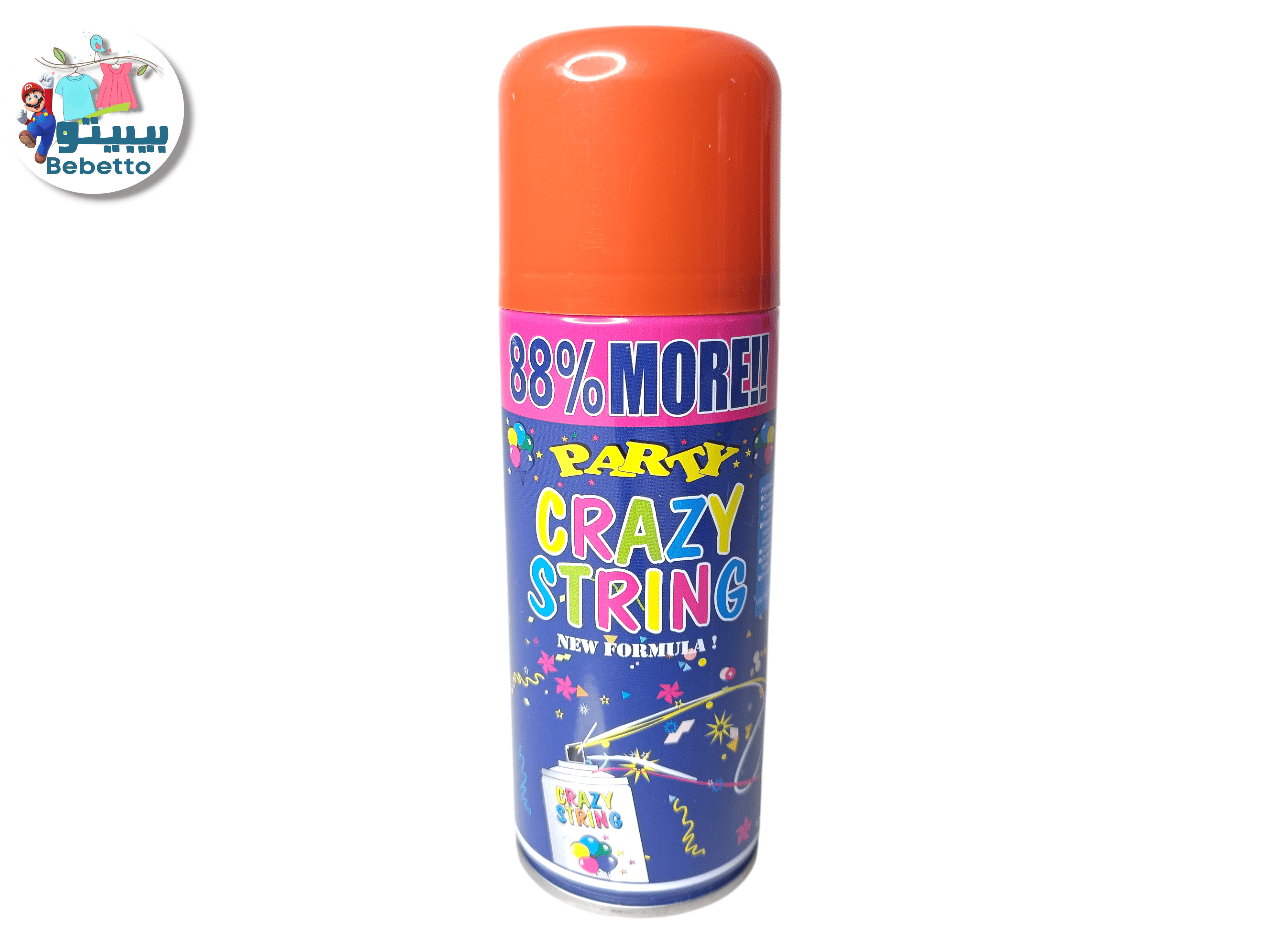 Party Crazy String Spray Fun Party Streamer Spray 250ml -E43 \ 6972314640057 - صورة 3