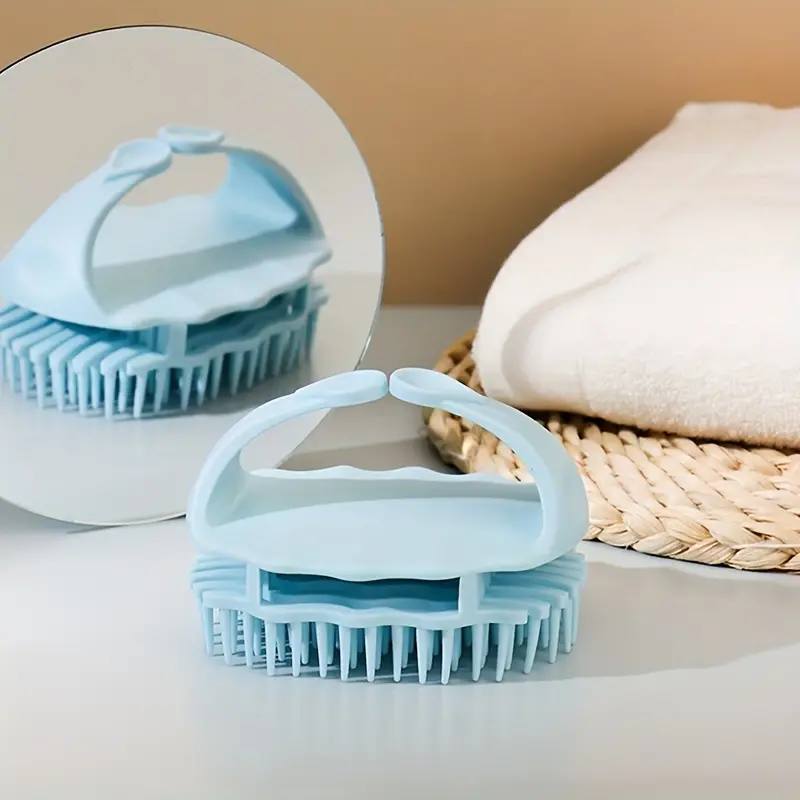 Scalp Massager Shampoo Brush, Scalp Brush For Hair Care, Silicone Scalp Exfoliator For Dandruff Removal, Scalp Care Scrubber For Both Wet Dry Hair, Suitable For Men & Women -B6 \ 6942772700570 - Image 4