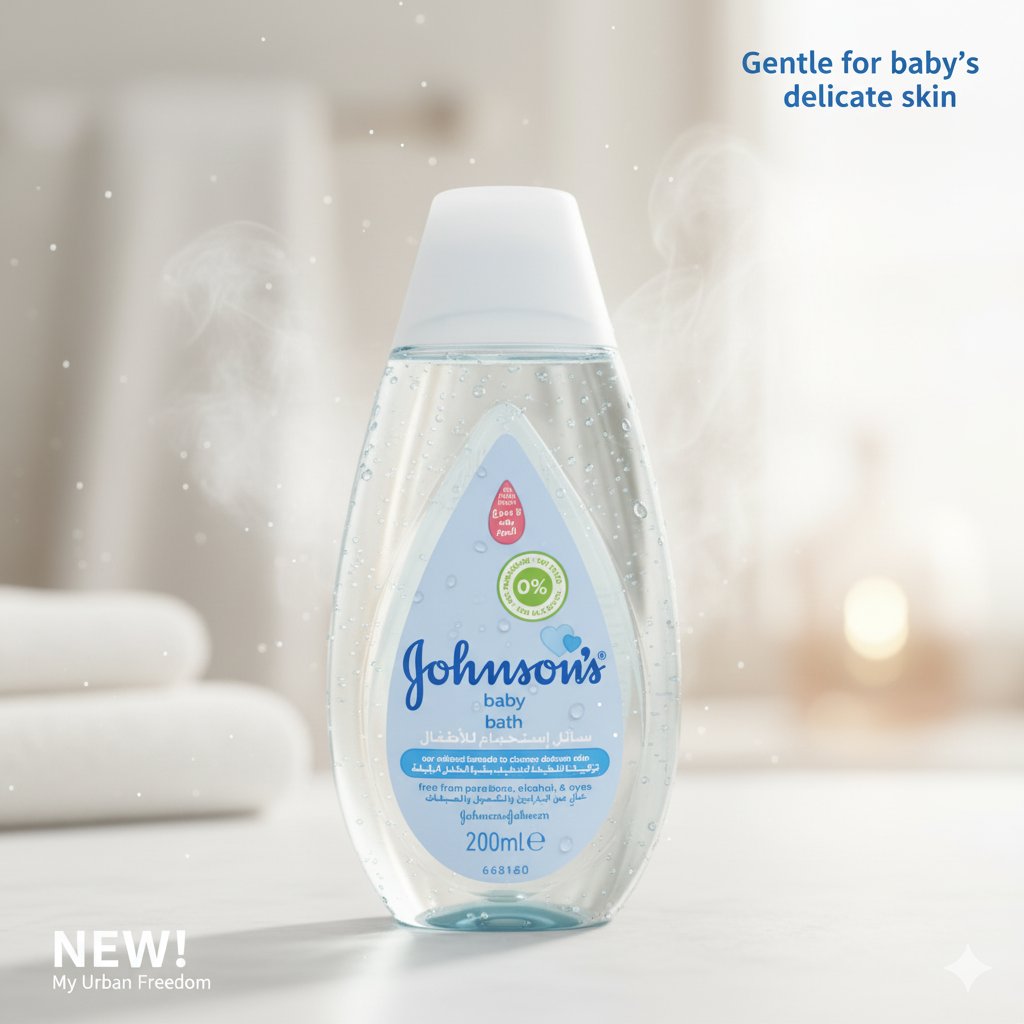 Johnson's Baby Bath Liquid 200ml B43 \ 3574669908559 - Image 1