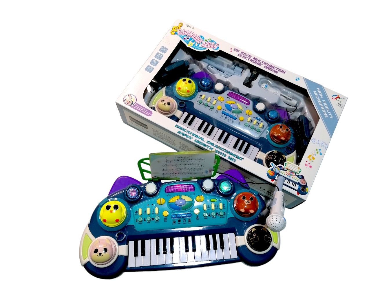 TOYS 25 KEYS MULTIFUNCTION ELECTRONIC ORGAN 1400A \ 8823845216878 - Image 4