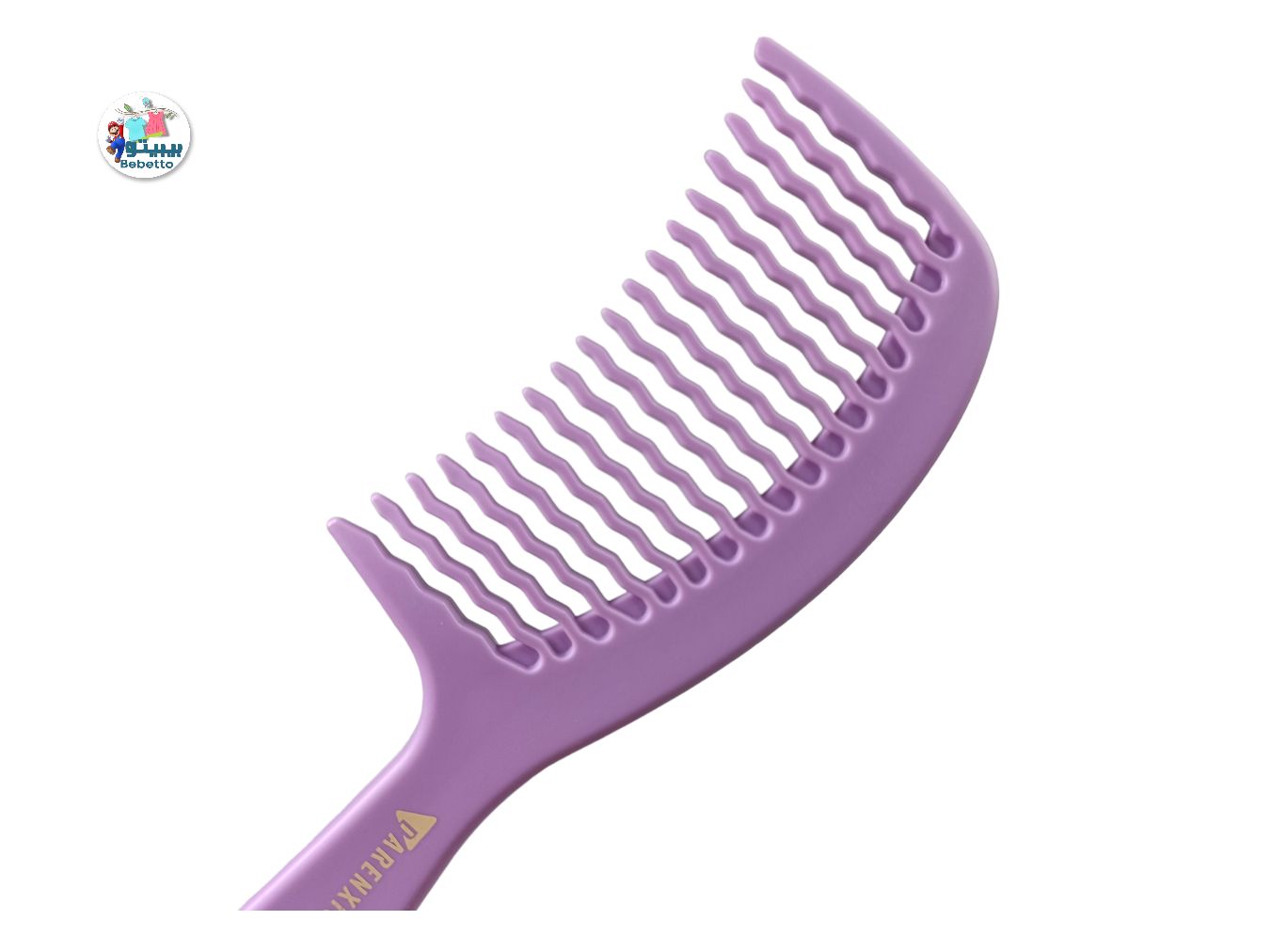 Small Large-tooth Curly Hair Comb Smooth Hair Comb Wide-tooth No Knot Thickened Hairdressing Salon DIY Comb Styling Tool D16 \ E504759 - صورة 2