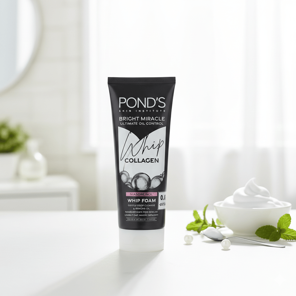 Pond's Bright Miracle Ultimate Oil Control Whip Collagen Foam 100g F41 \ 8999999562199 - Image 1