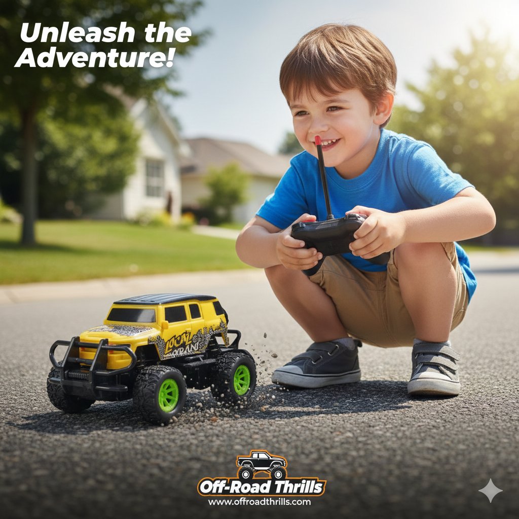 Yellow remote-control monster truck F39 \ F1214232 - Image 1