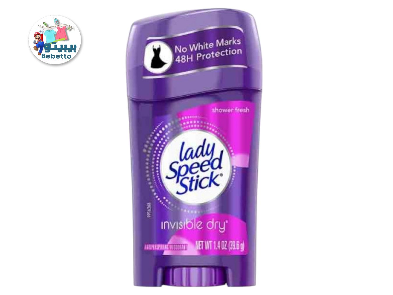 Lady Stick Invisible Dry Deodorant 39.6g E41 \ 022200962995 - صورة 1