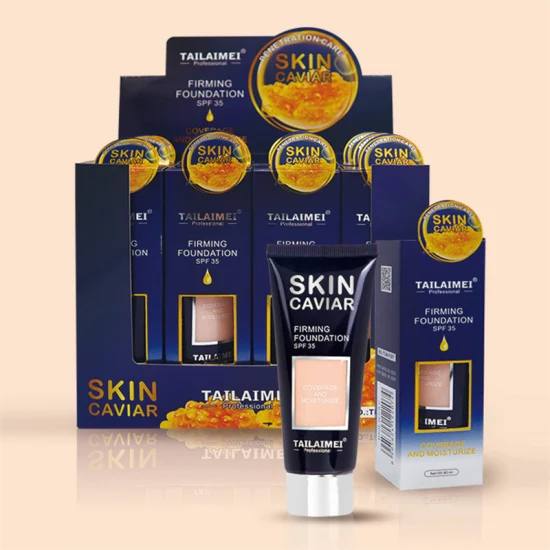 Tailaimei SPF Skin Tint Cosmetic Lightweight Caviar Firming OEM Foundation Makeup Moisture Full Coverage Liquid Foundation F41 \ 6905624122074 - Image 4