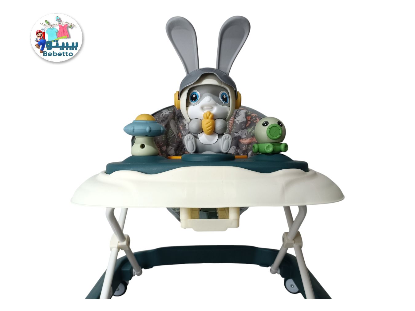 Baby Walker Sit-to-stand Learning Walk Seat Early Educational Multifunctional Music Foldable Baby Walker -Z27 \ F047545 - Image 2