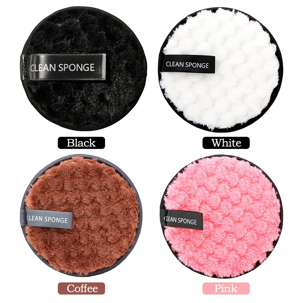 Makeup Remover Pads Microfiber Reusable Face Towel Make-up Wipes Cloth Washable Cotton Pads Skin Care Cleansing Puff 2pcs D32\ 6926641032566 - صورة 4