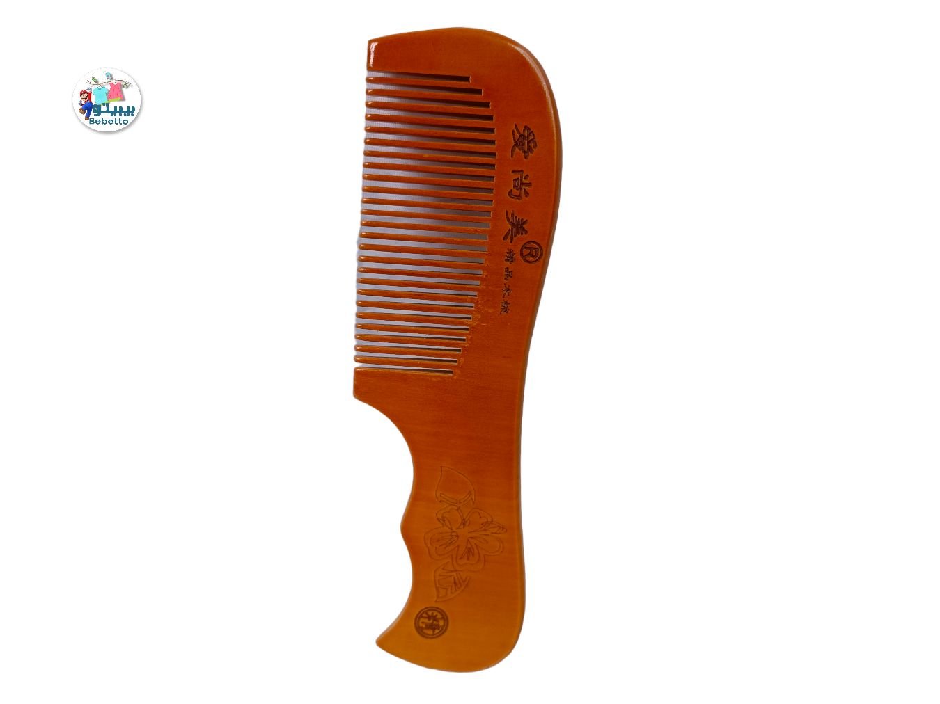 Handmade Wooden Hair Comb Wooden Wide teeth fine teeth Natural Handmade Green Sandalwood Wide Tooth Comb -D14 \ 6937519400882 - Image 4