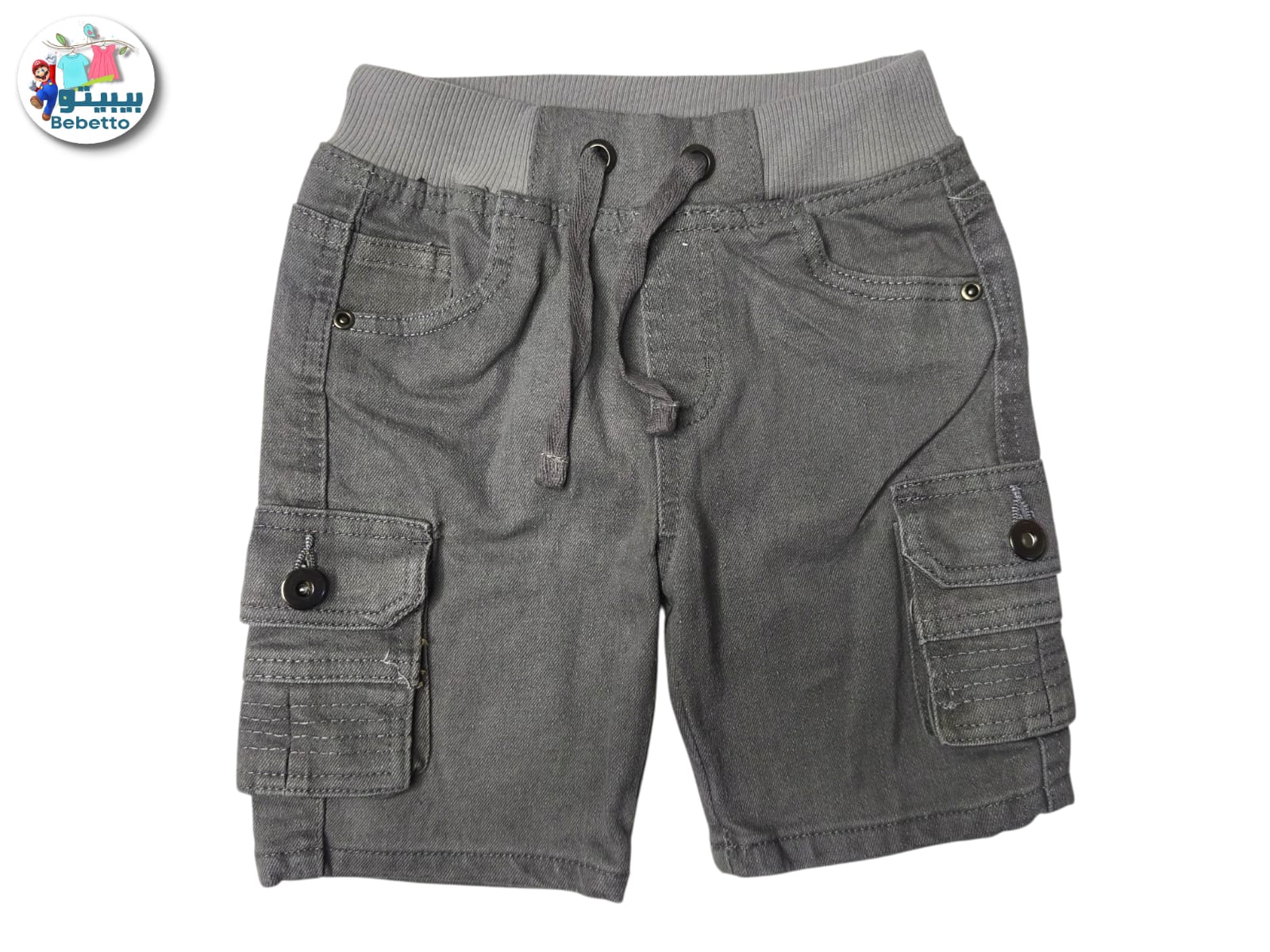 Bebetto baby boy denim shorts 550F \ F1213836 - Image 1
