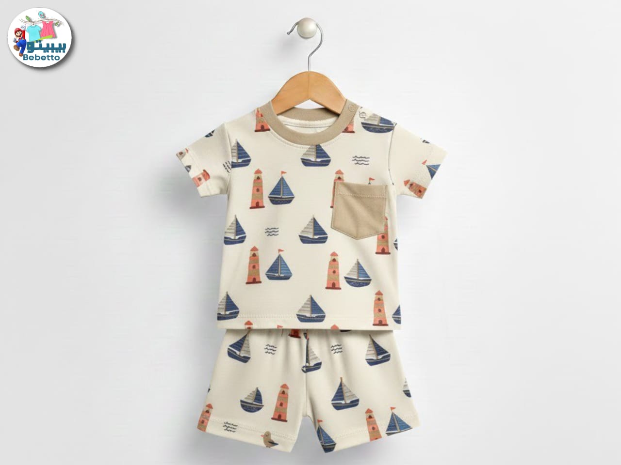 Bebetto baby's t-shirt and shorts set 50D \ F1216872 - Image 1