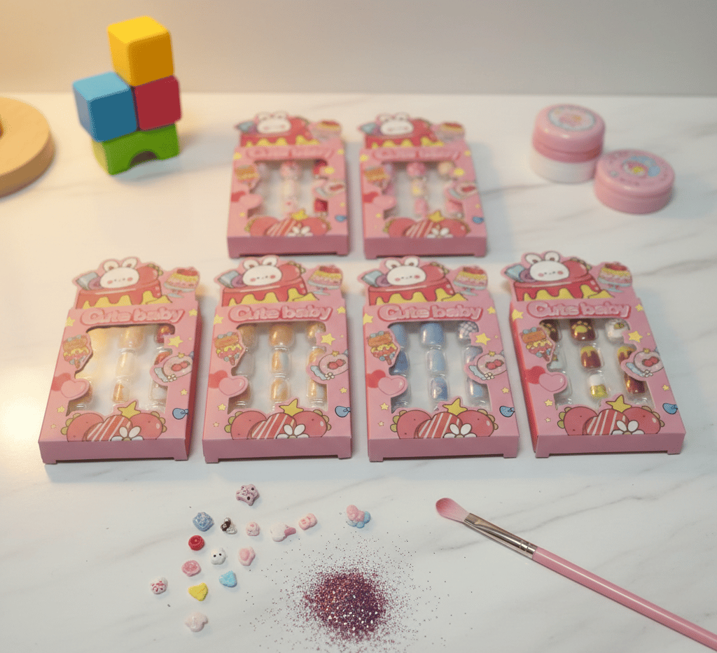 cartoon-themed, children's press-on false nails A8 \ 6963216544062 - Image 1