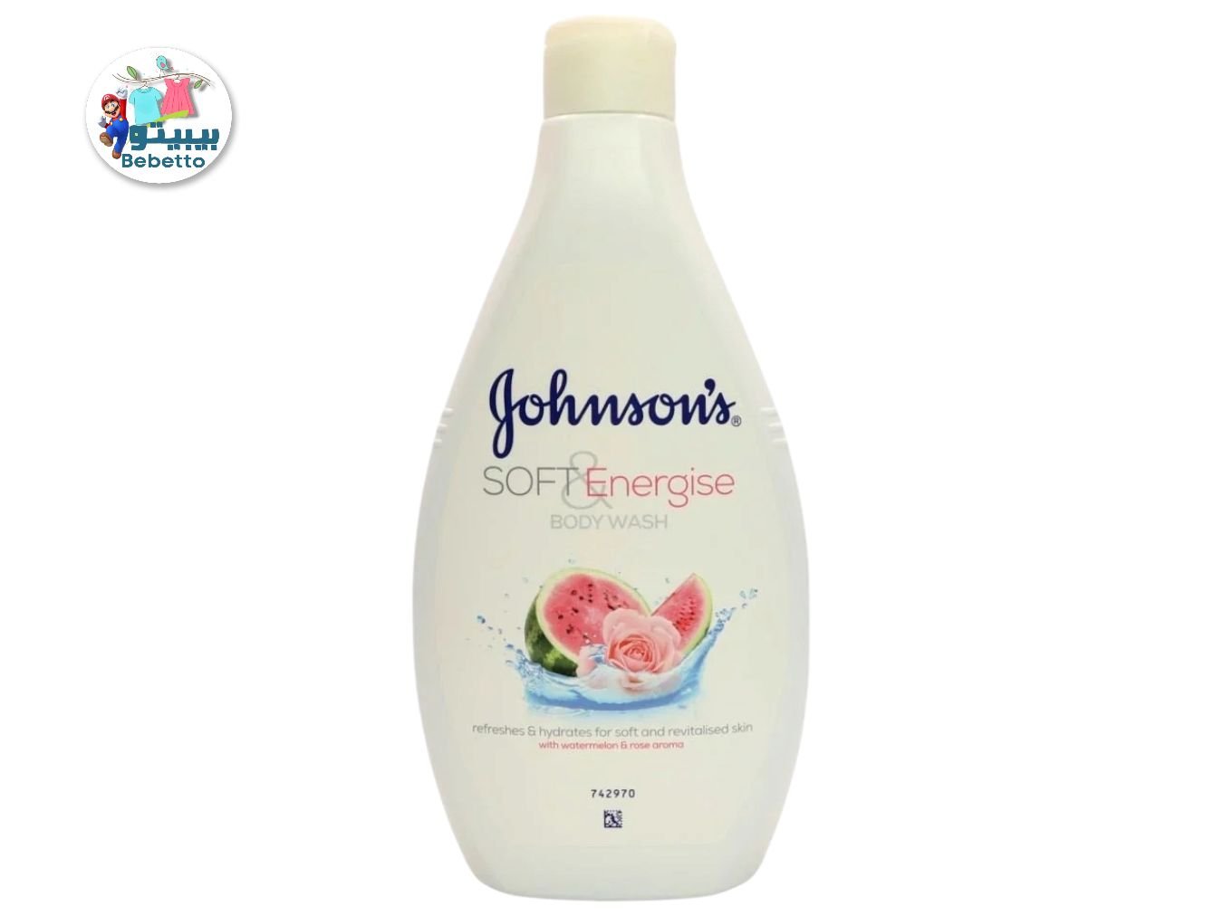 Johnsons Soft & Energising Shower Gel 400ml -F41 \ 3574661384580 - Image 1